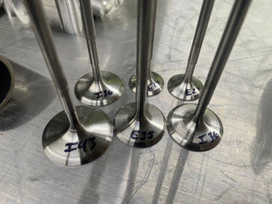 Custom 6mm titanium valves